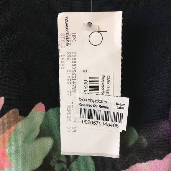 NWT AQUA Floral Dress - Picture 4 of 5